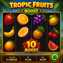 Slotuna - 20 Tropical Fruits Boost Slot Game